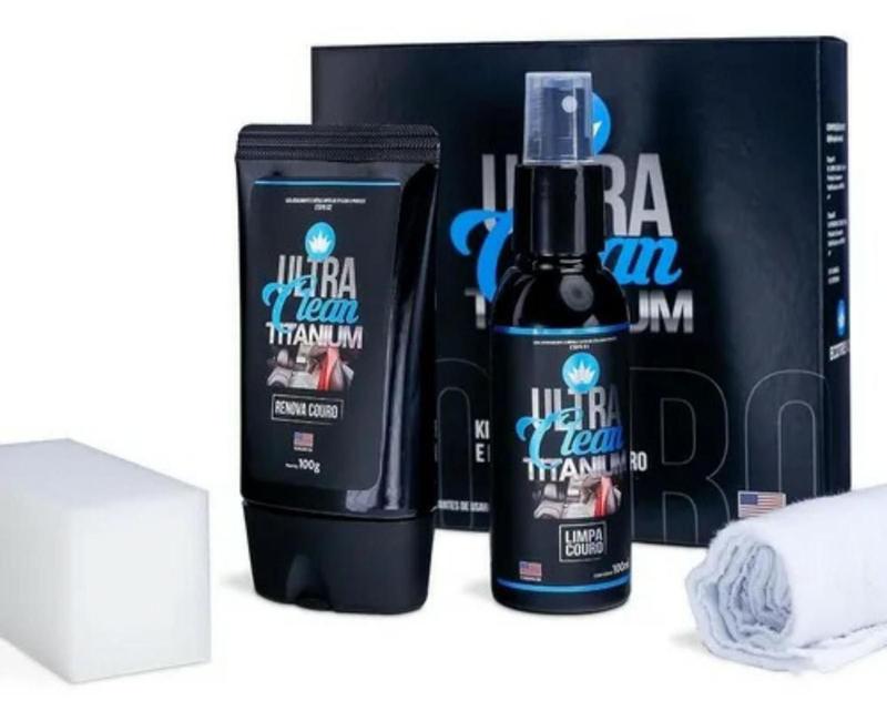 Kit de limpeza e renovação de couro Ultra Clean Titanium EcoTrend